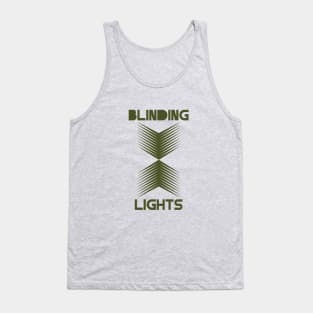 Blinding Lights, green Tank Top